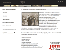 Tablet Screenshot of holocaust.cz